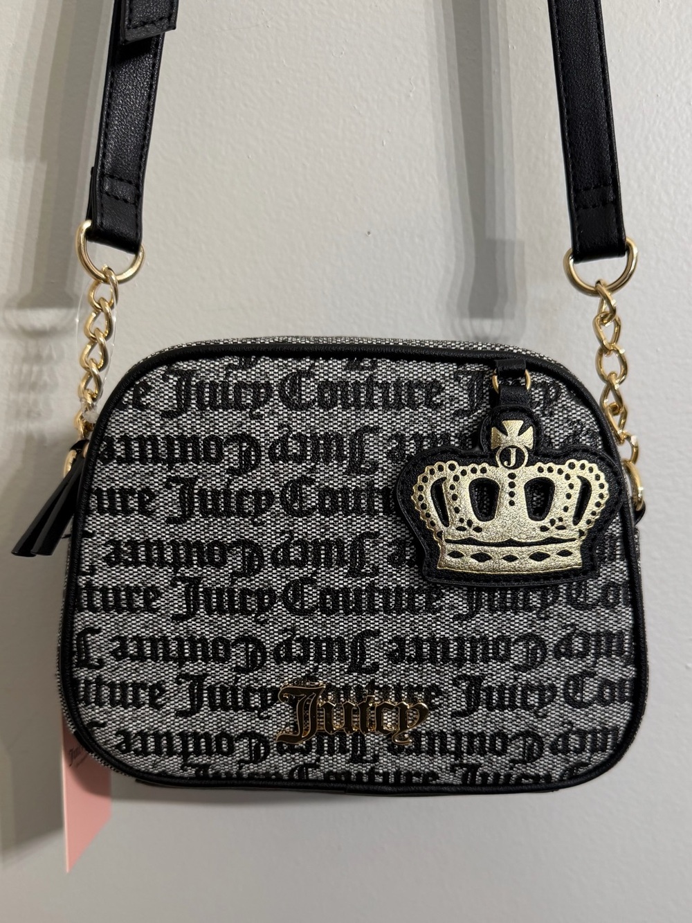 Juicy Couture Gothic Logo Crossbody Camera Bag
